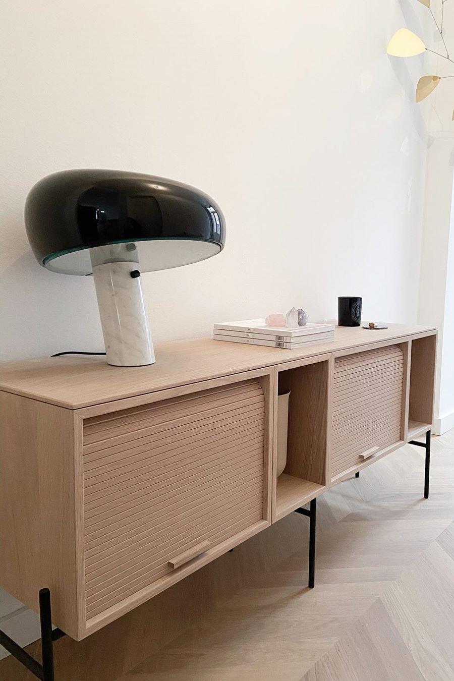 Lampe à poser moderne Kasper en Marbre Noir