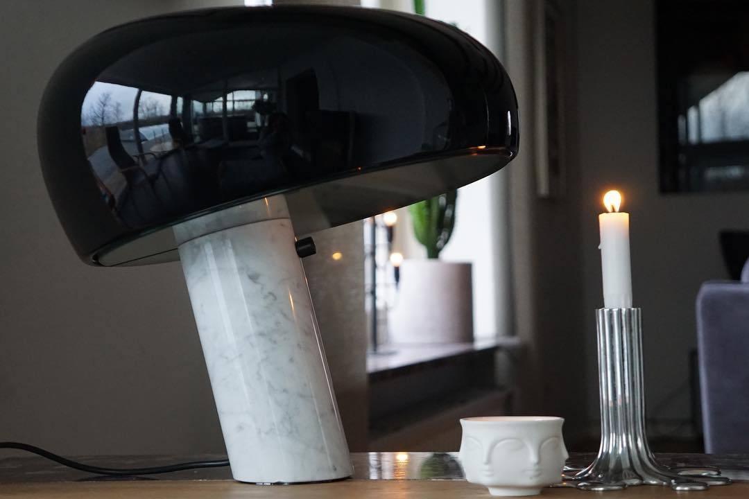 Lampe à poser moderne Kasper en Marbre Vert
