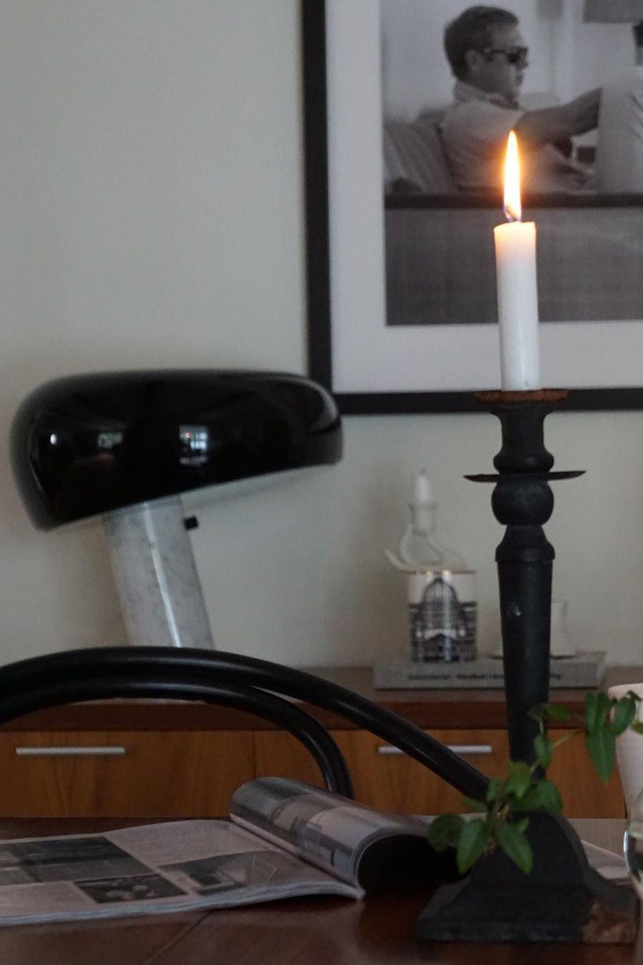 Lampe à poser moderne Kasper en Marbre Noir
