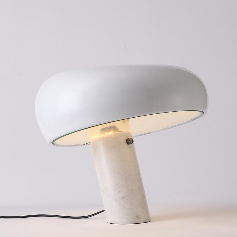 Lampe à poser moderne Kasper en Marbre Blanc