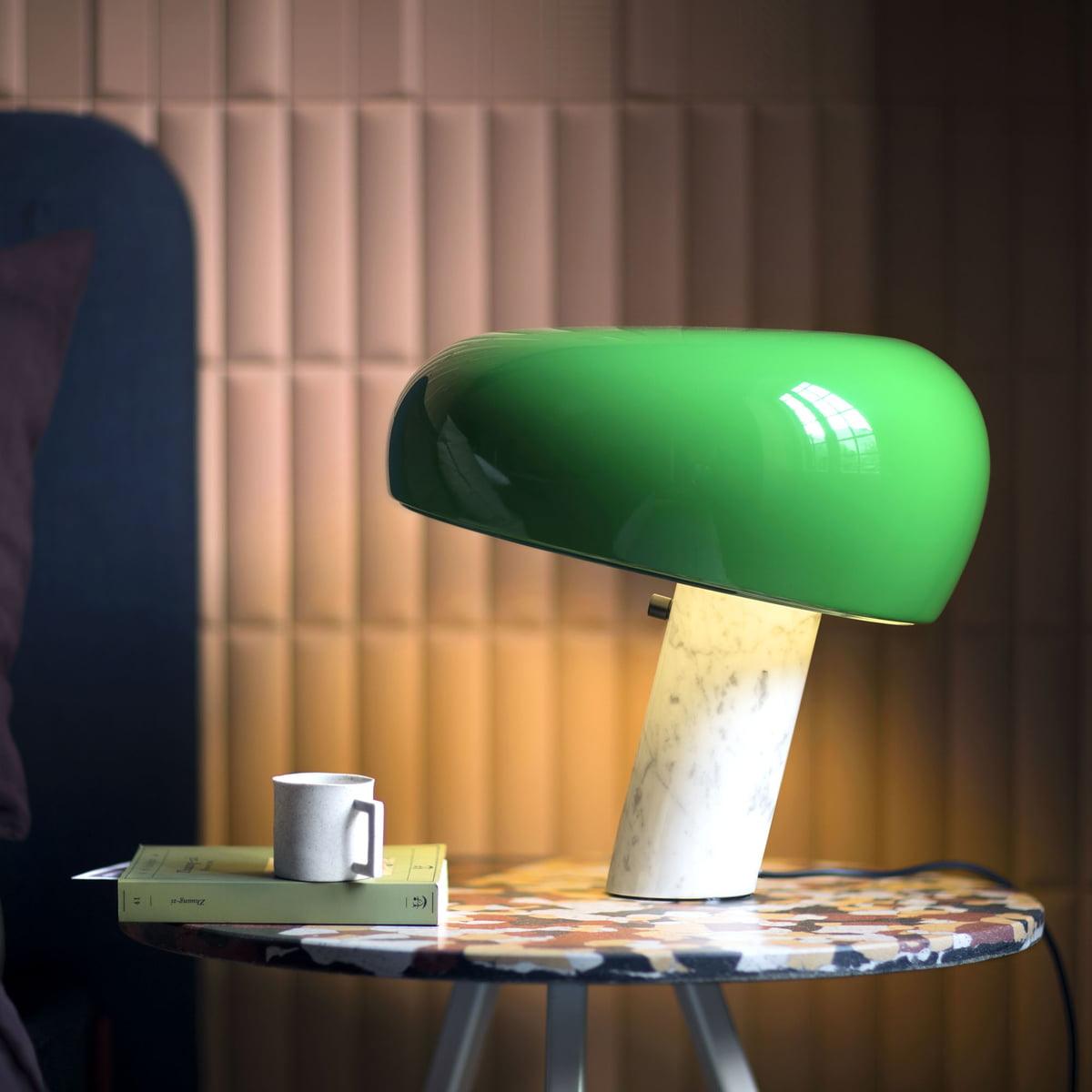 Lampe à poser moderne Kasper en Marbre Vert