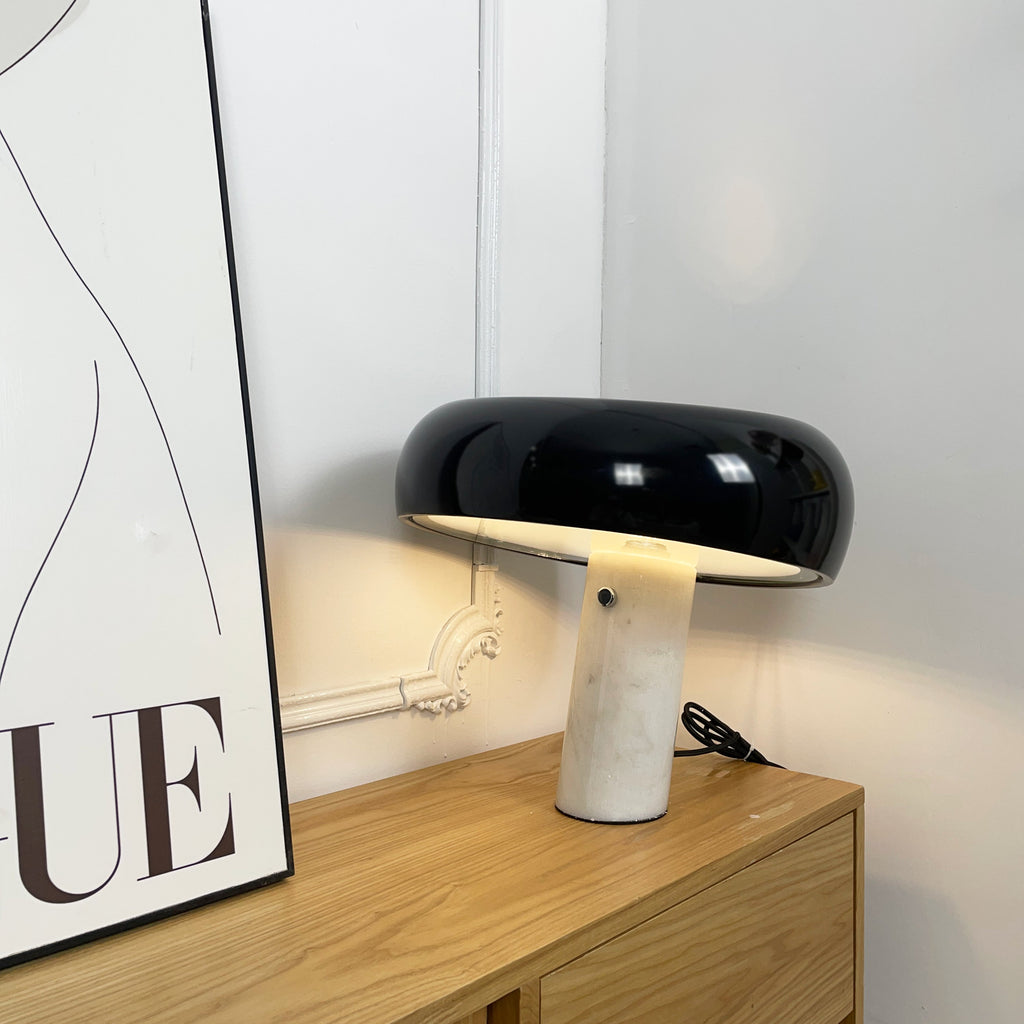 Lampe à poser moderne Kasper en Marbre Blanc