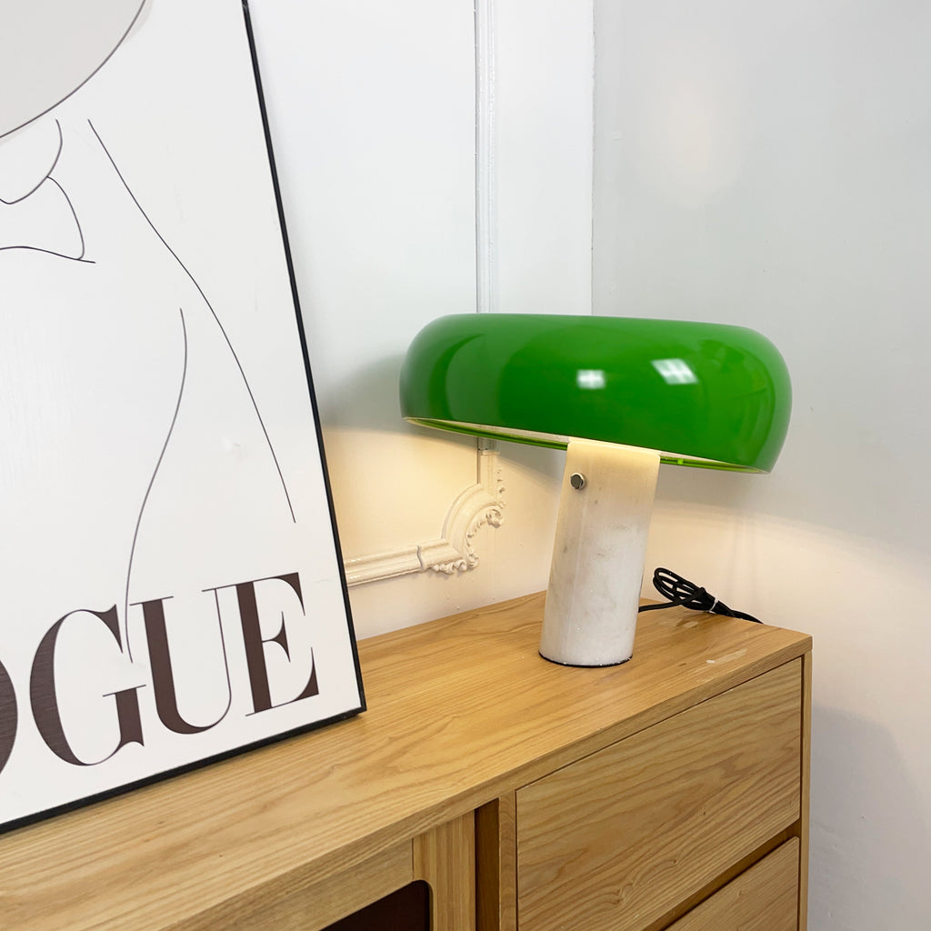 Lampe à poser moderne Kasper en Marbre Blanc