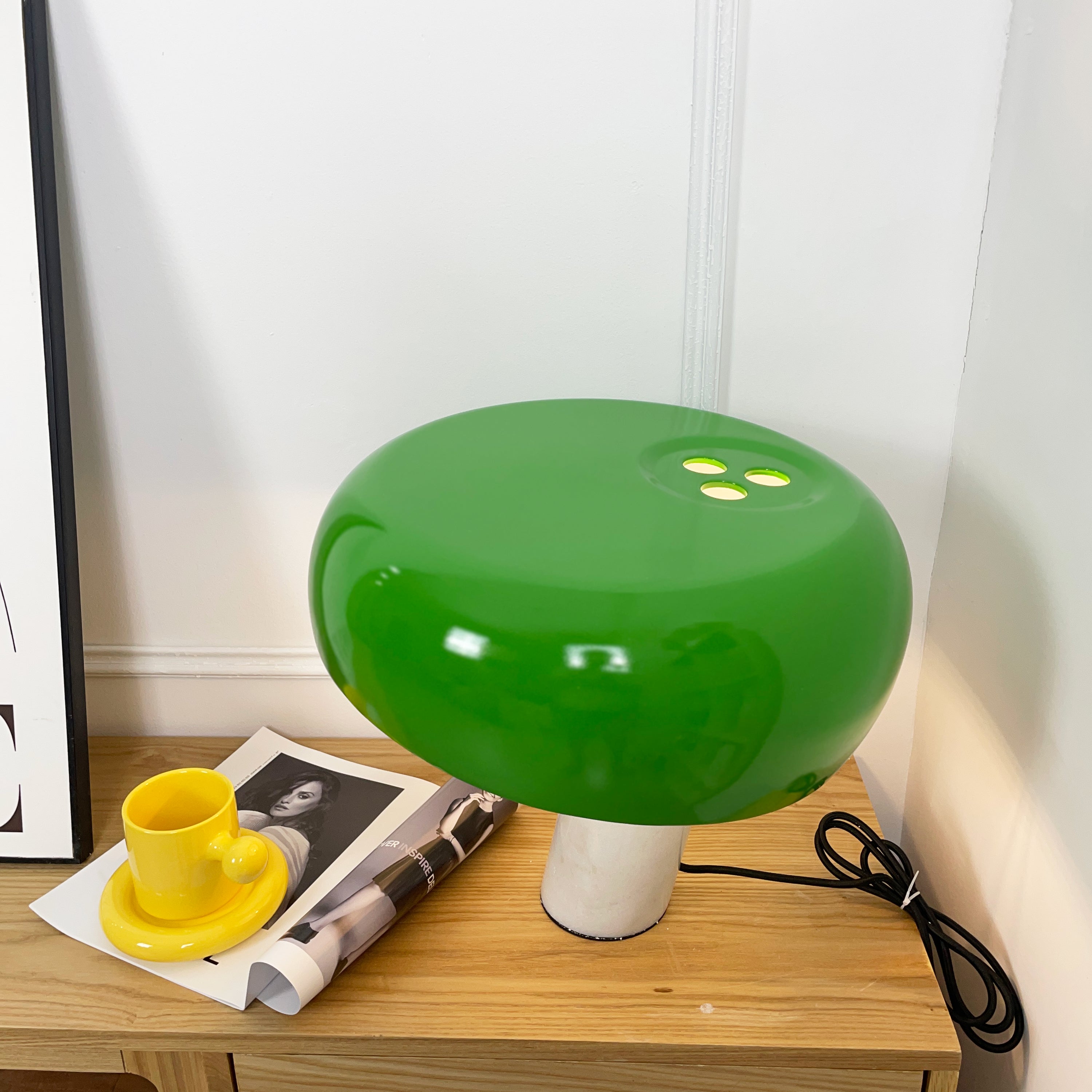 Lampe à poser moderne Kasper en Marbre Vert