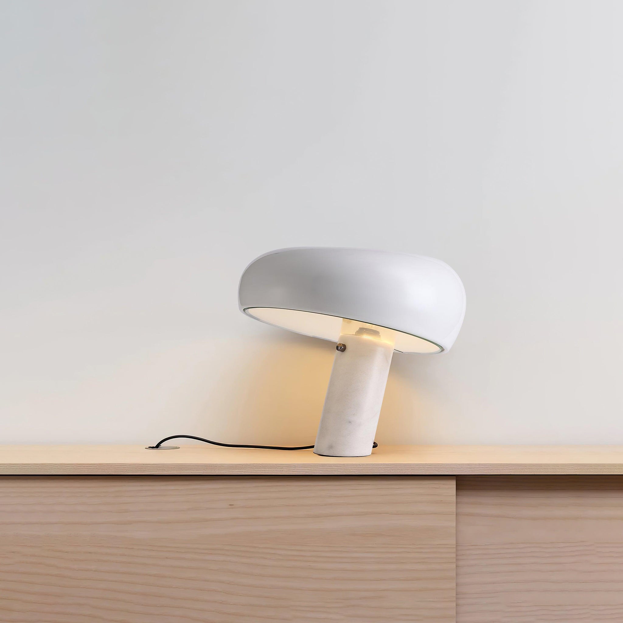 Lampe à poser moderne Kasper en Marbre Vert