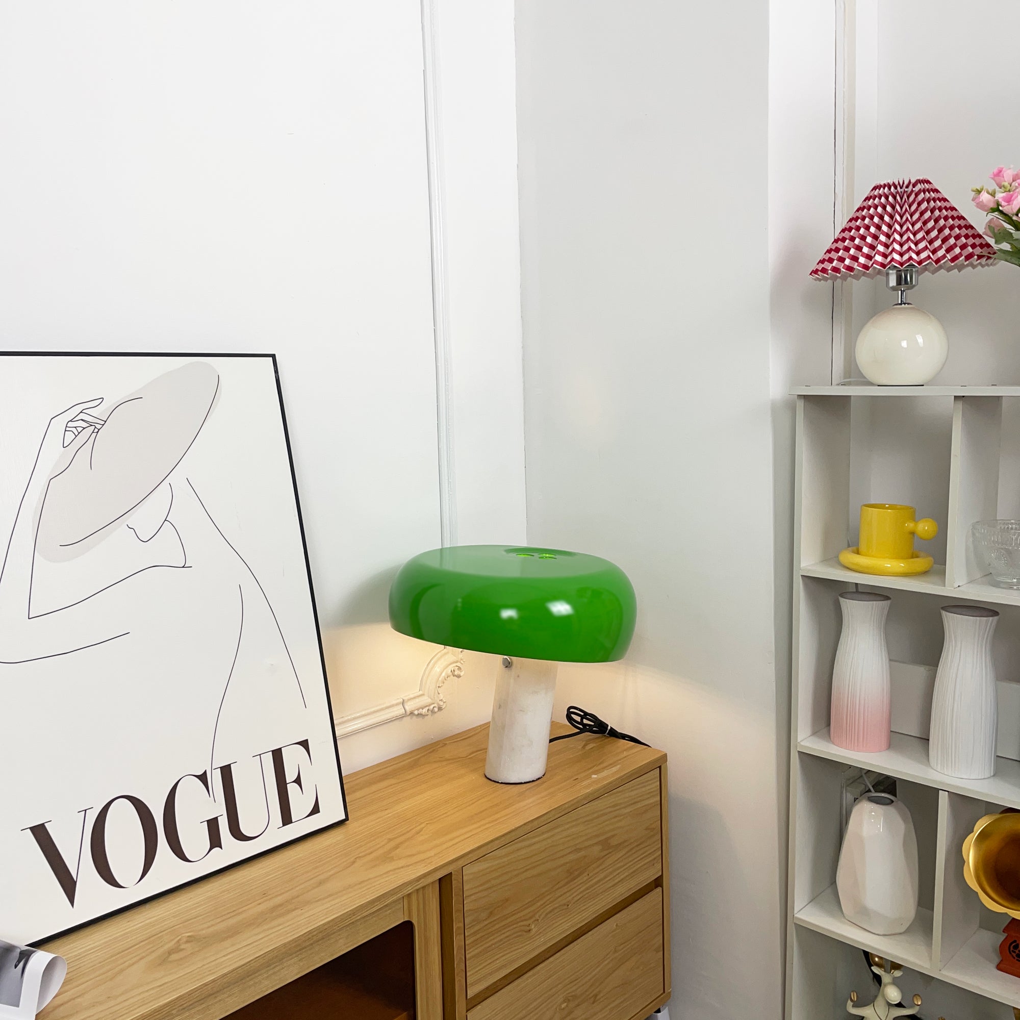 Lampe à poser moderne Kasper en Marbre Vert