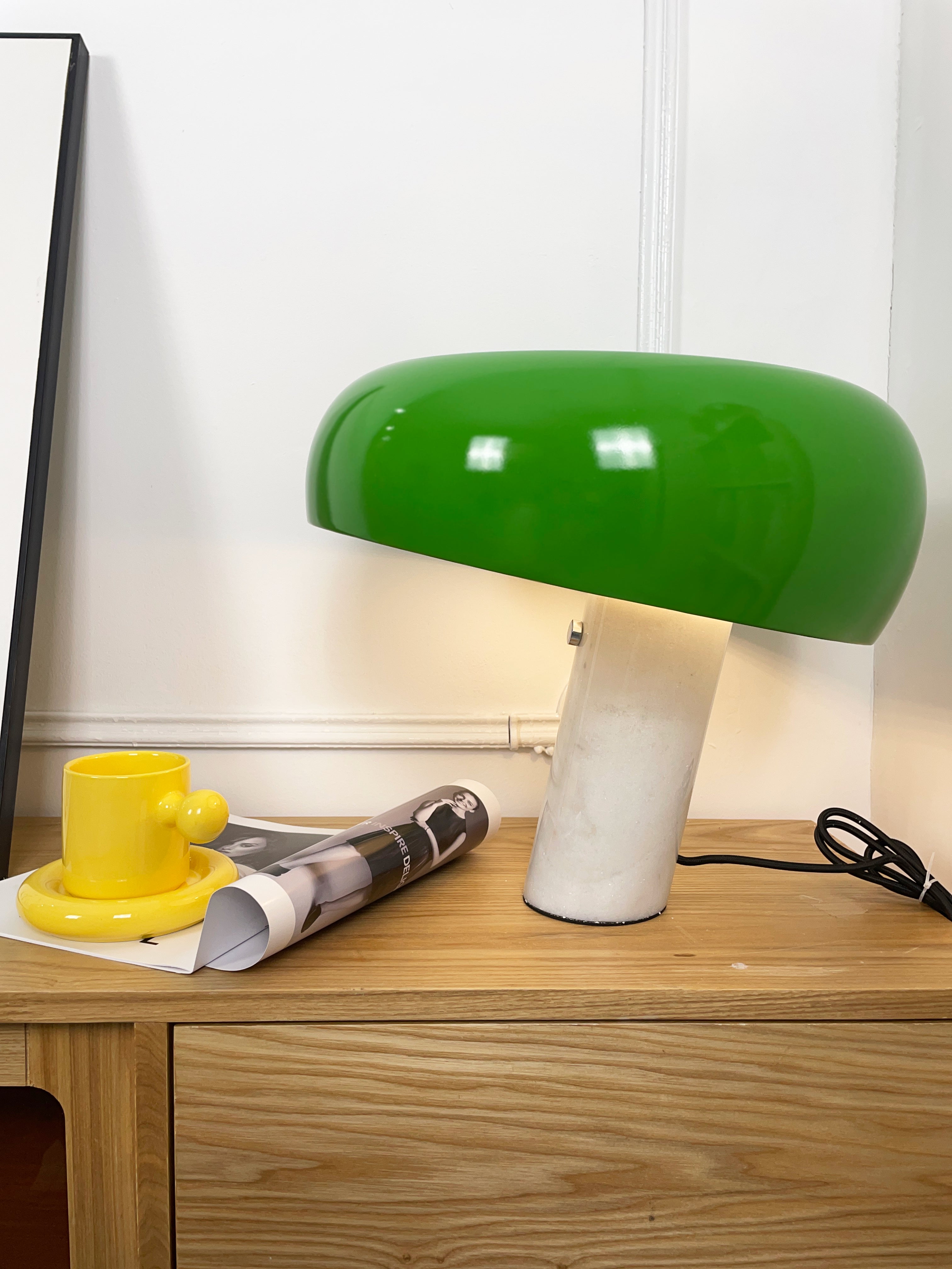 Lampe à poser moderne Kasper en Marbre Noir