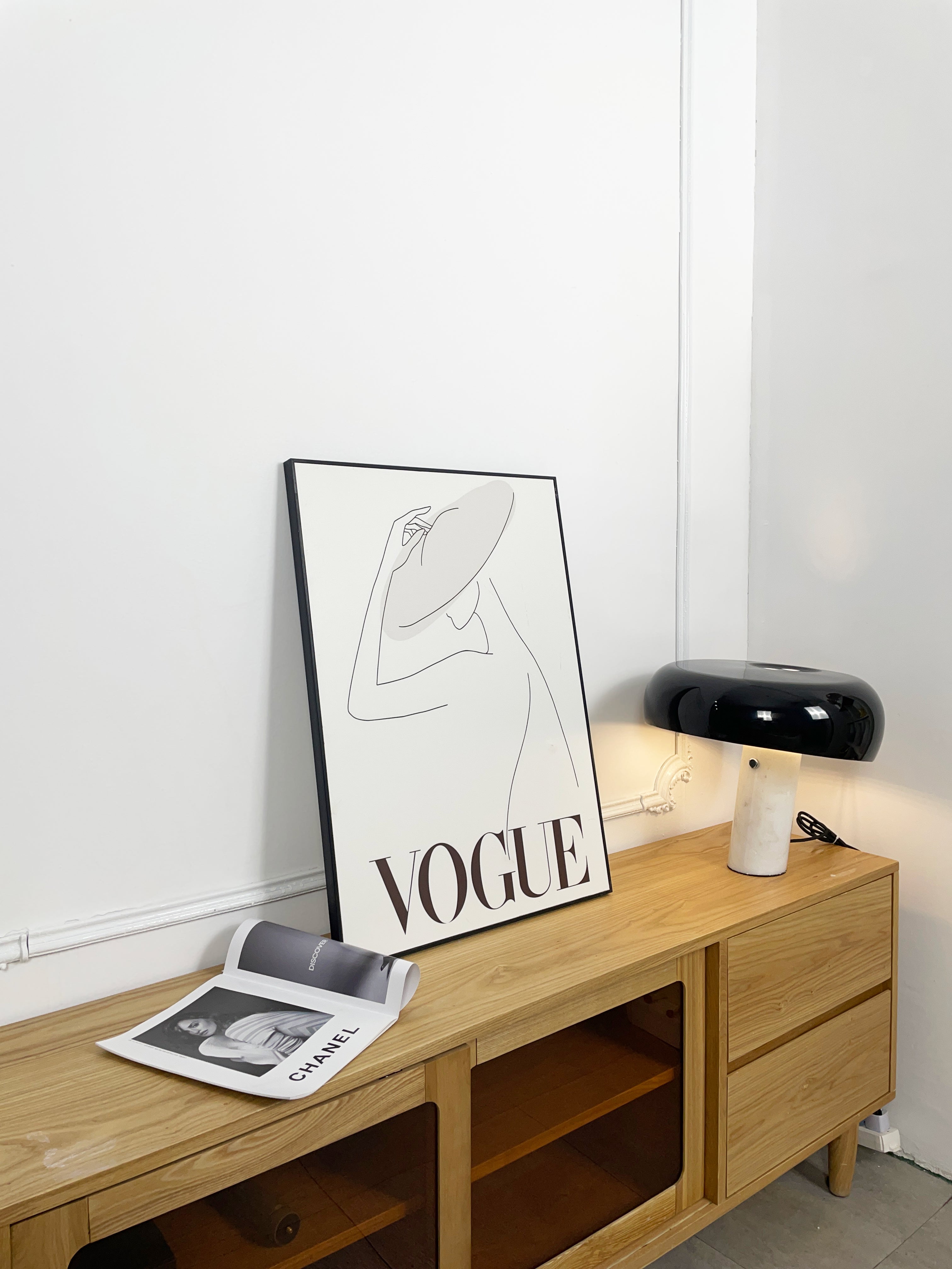 Lampe à poser moderne Kasper en Marbre Noir