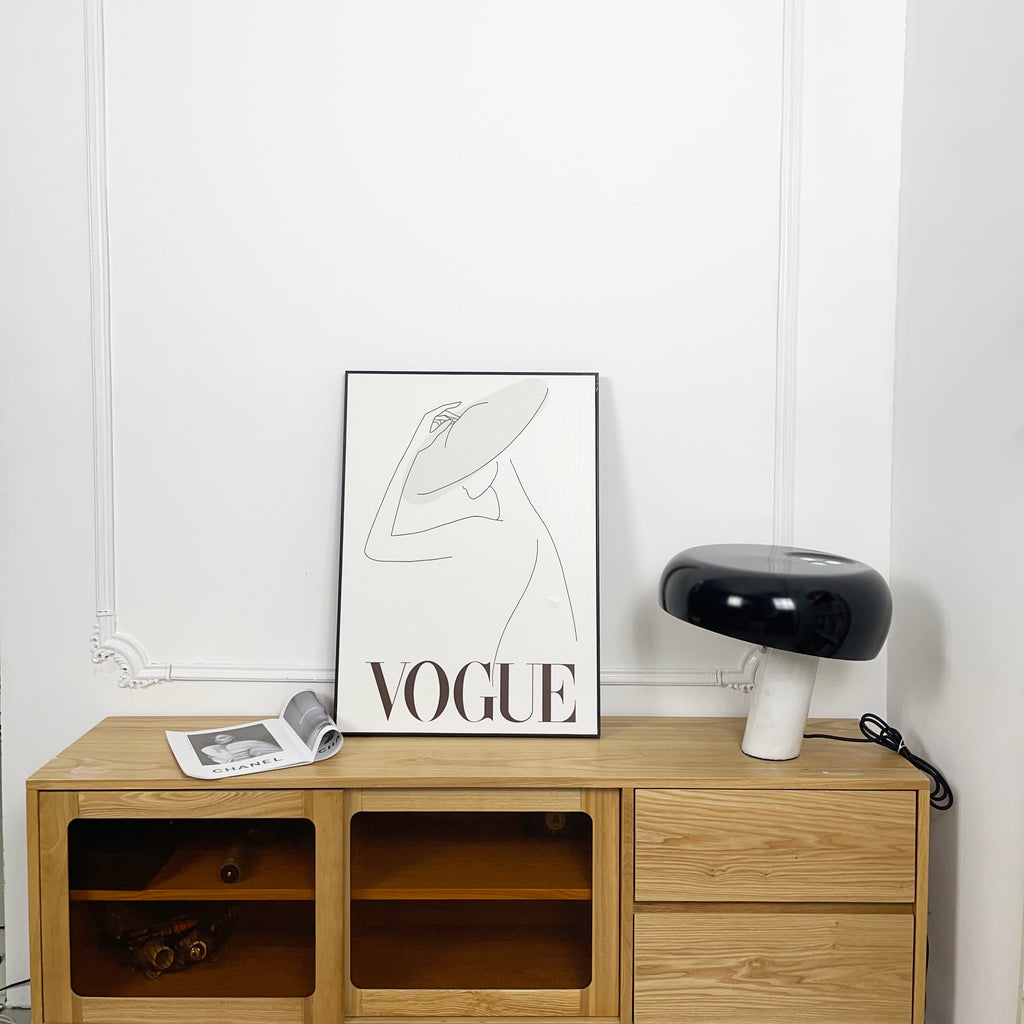 Lampe à poser moderne Kasper en Marbre Noir