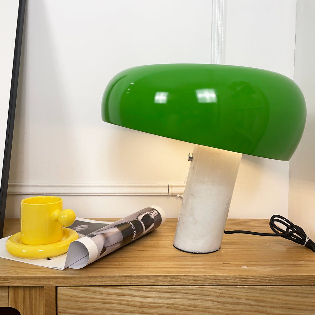 Lampe à poser moderne Kasper en Marbre Blanc