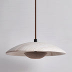 Suspension moderne Enrico en bois Noyer
