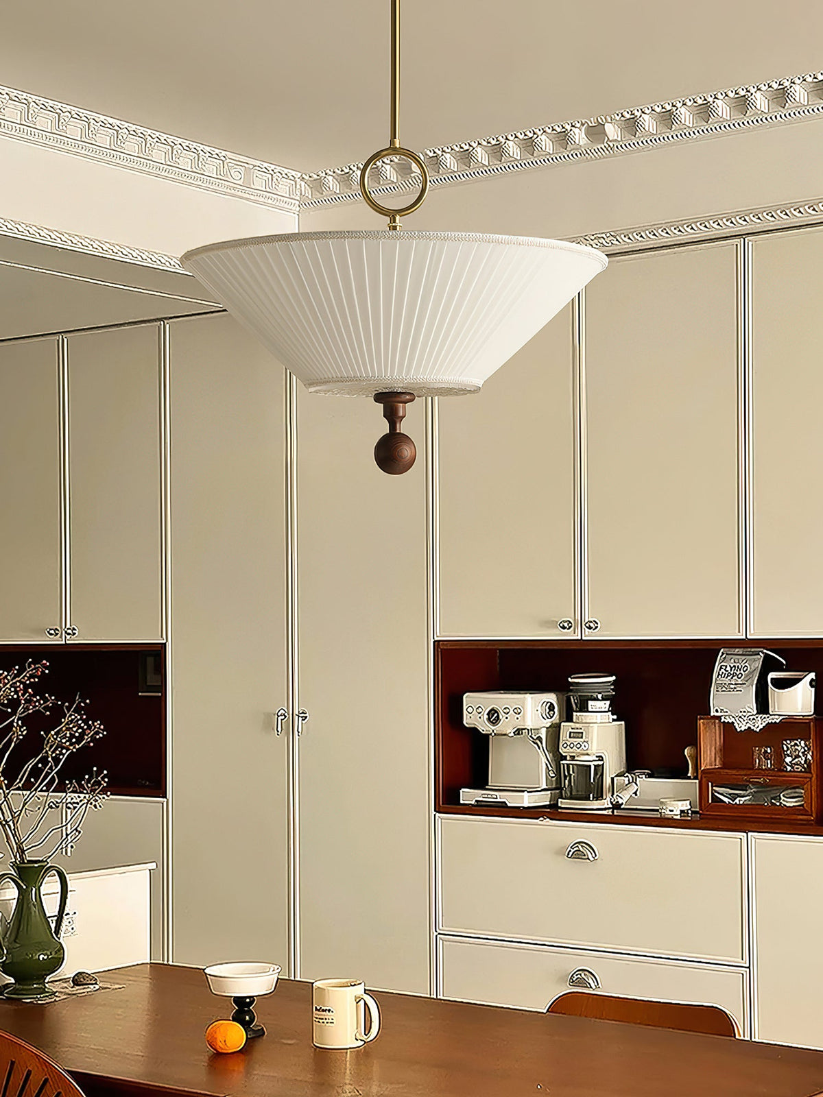Solaria Pleated Pendant Light