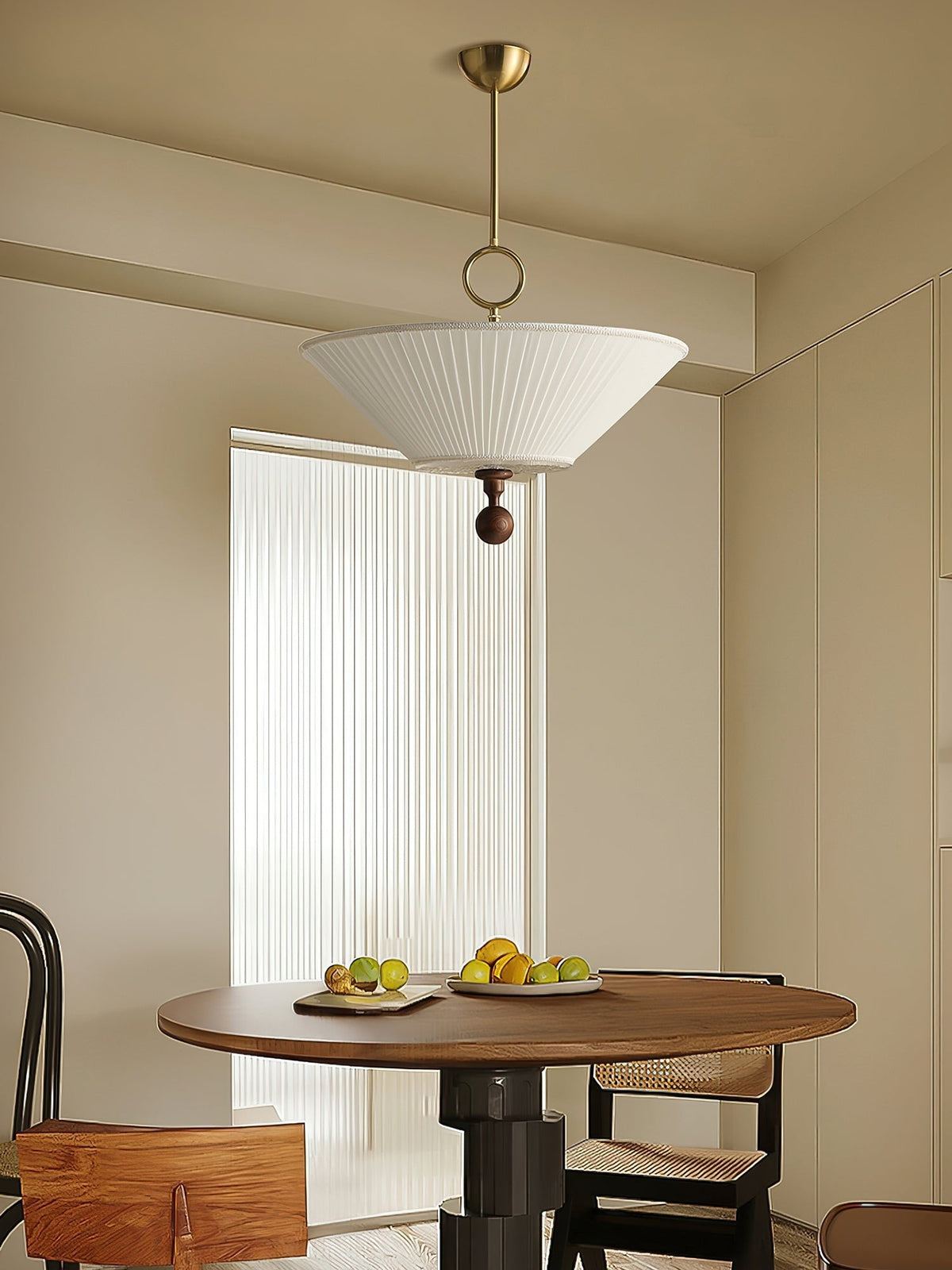 Solaria Pleated Pendant Light