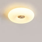 Plafonnier moderne Ewen en Travertin Bulgari violet