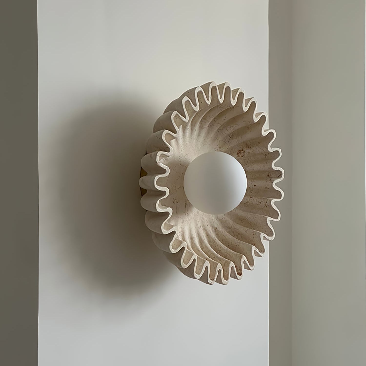Applique murale moderne Marc en Marbre Blanc
