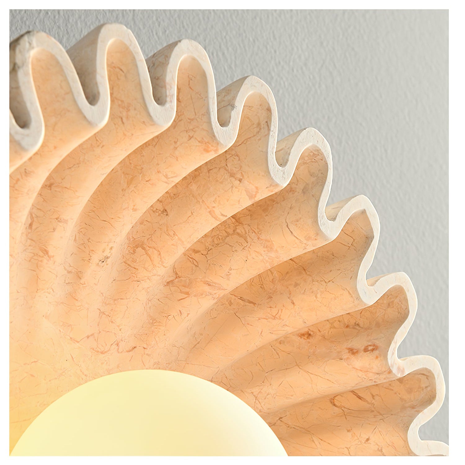 Applique murale moderne Marc en Marbre Beige