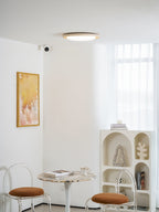Plafonnier moderne Aslak en Travertin jaune et blanc