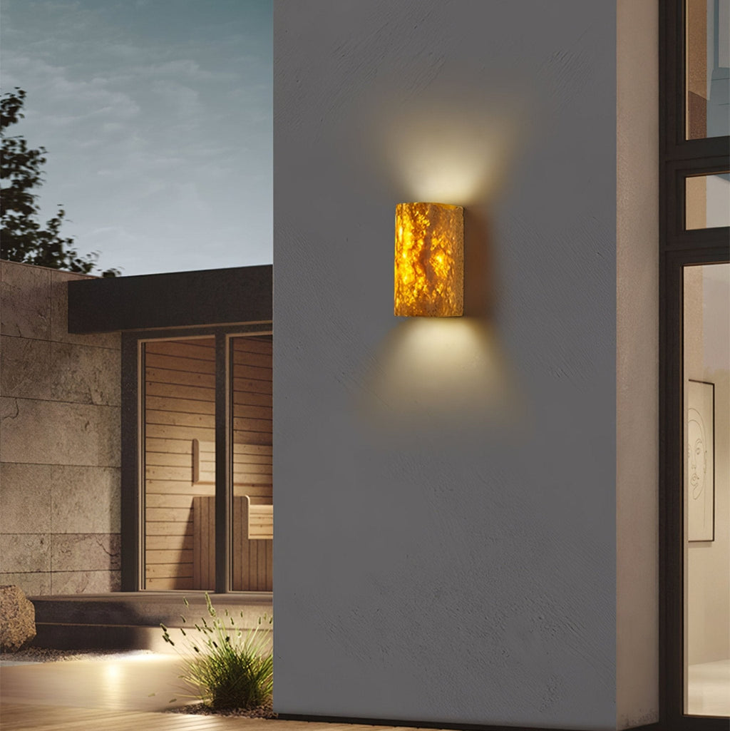 Applique murale moderne Graf en Travertin jaune