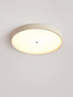 Plafonnier moderne Aeron en Travertin Blanc