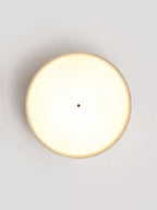 Plafonnier moderne Aeron en Travertin Blanc