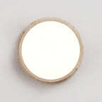 Plafonnier moderne Hero en Travertin jaune et blanc