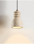Suspension moderne Urban en Travertin jaune