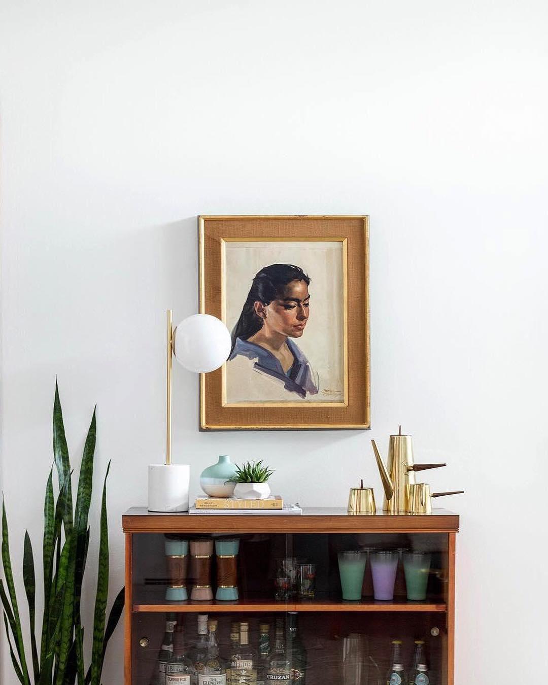Lampe à poser moderne Hawk en Fer, Métal, Verre, Marbre Doré et blanc