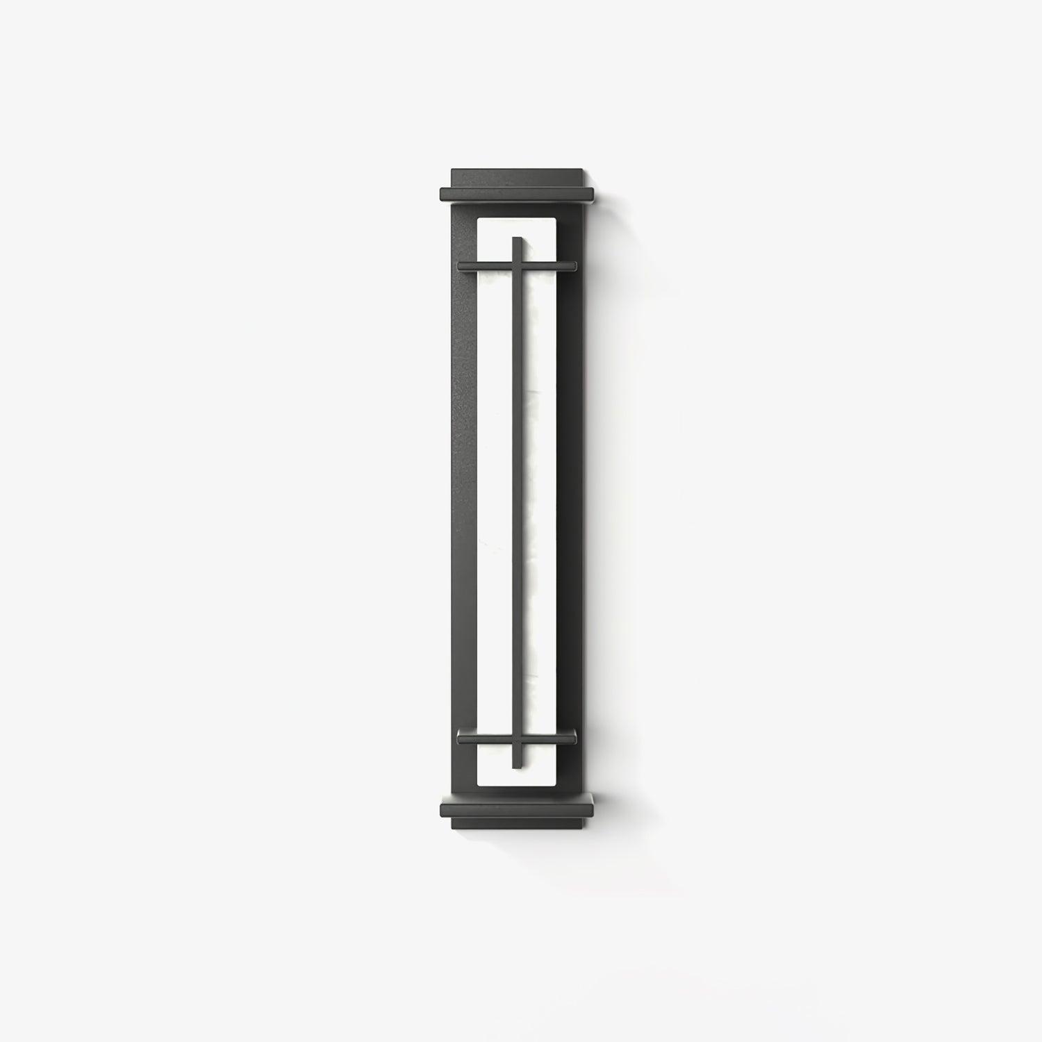 Applique murale moderne Cale en Albâtre Texturé anthracite gris et blanc