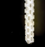 Lampadaire moderne Roland en Albâtre