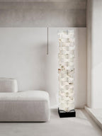 Lampadaire moderne Roland en Albâtre