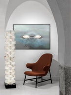 Lampadaire moderne Roland en Albâtre