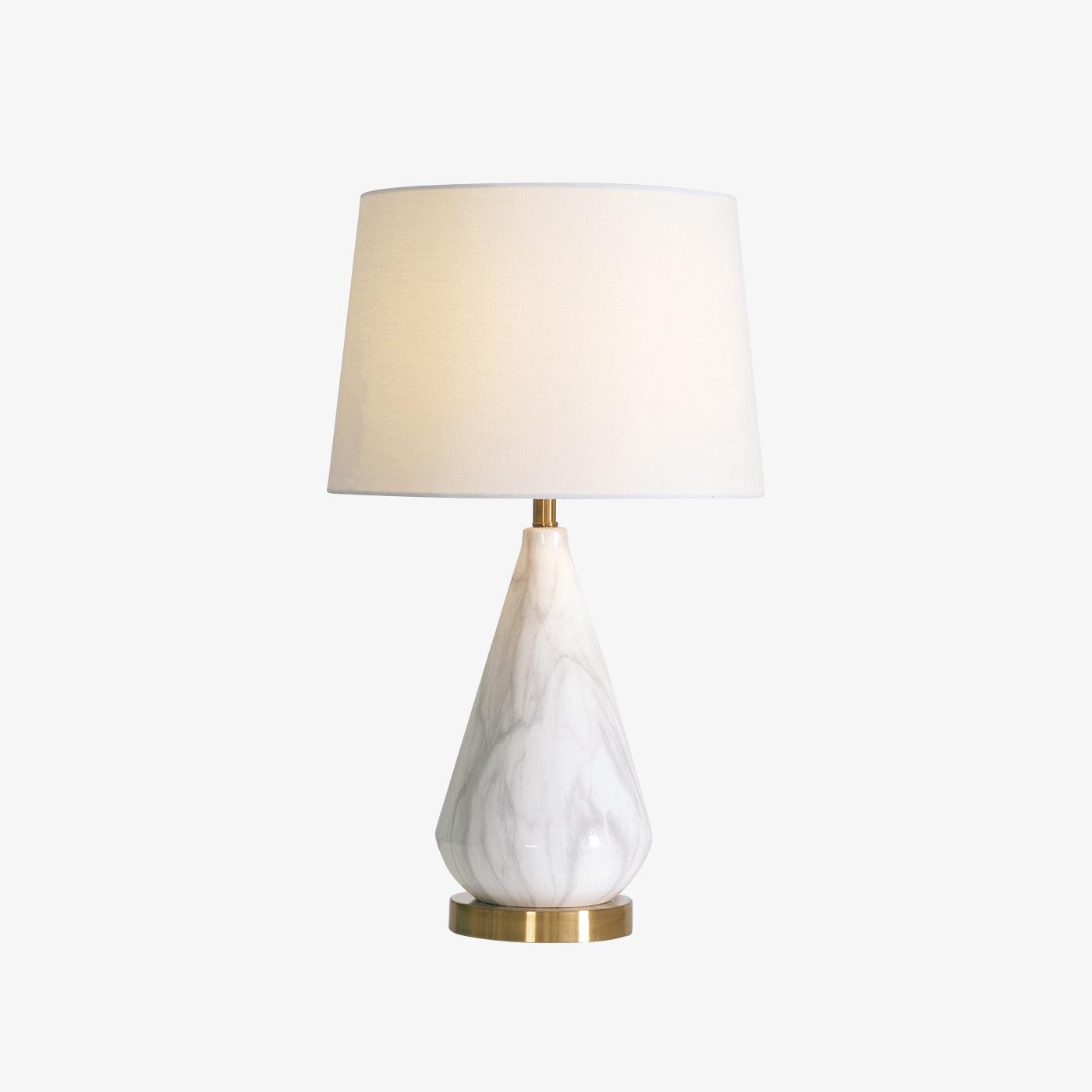 Lampe à poser moderne Thoralf en Marbre Noir