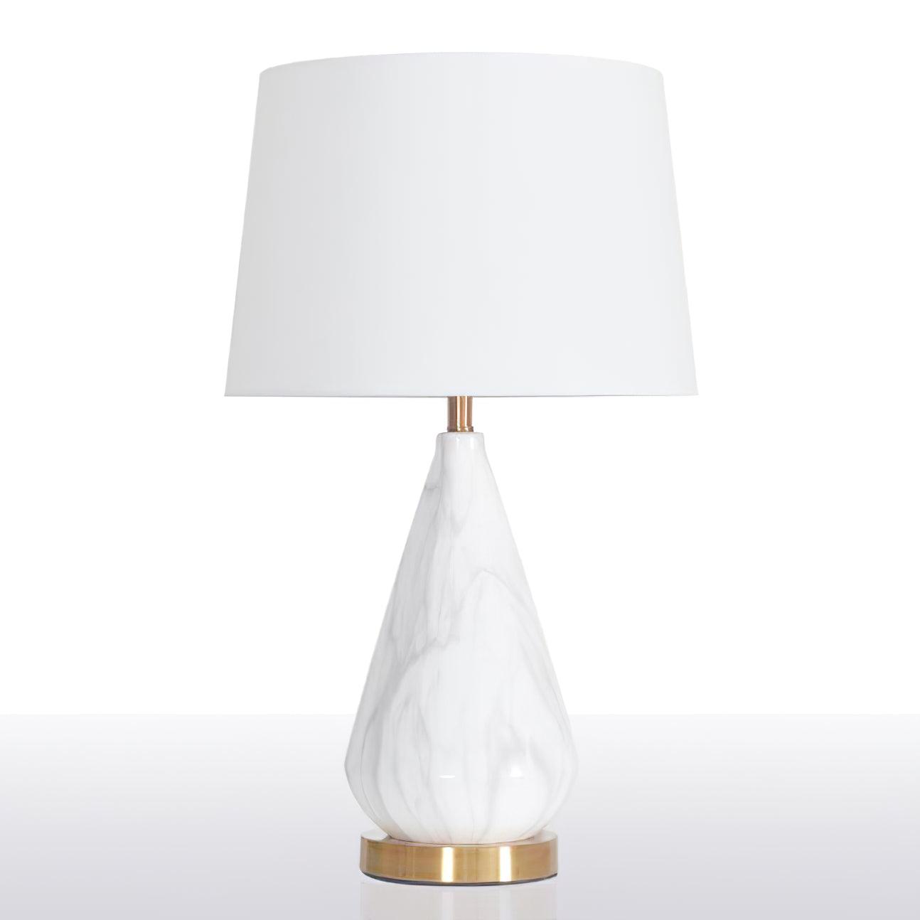 Lampe à poser moderne Thoralf en Marbre Noir