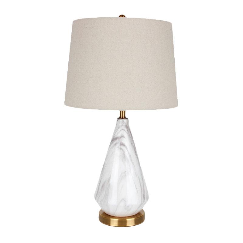 Lampe à poser moderne Thoralf en Marbre Blanc