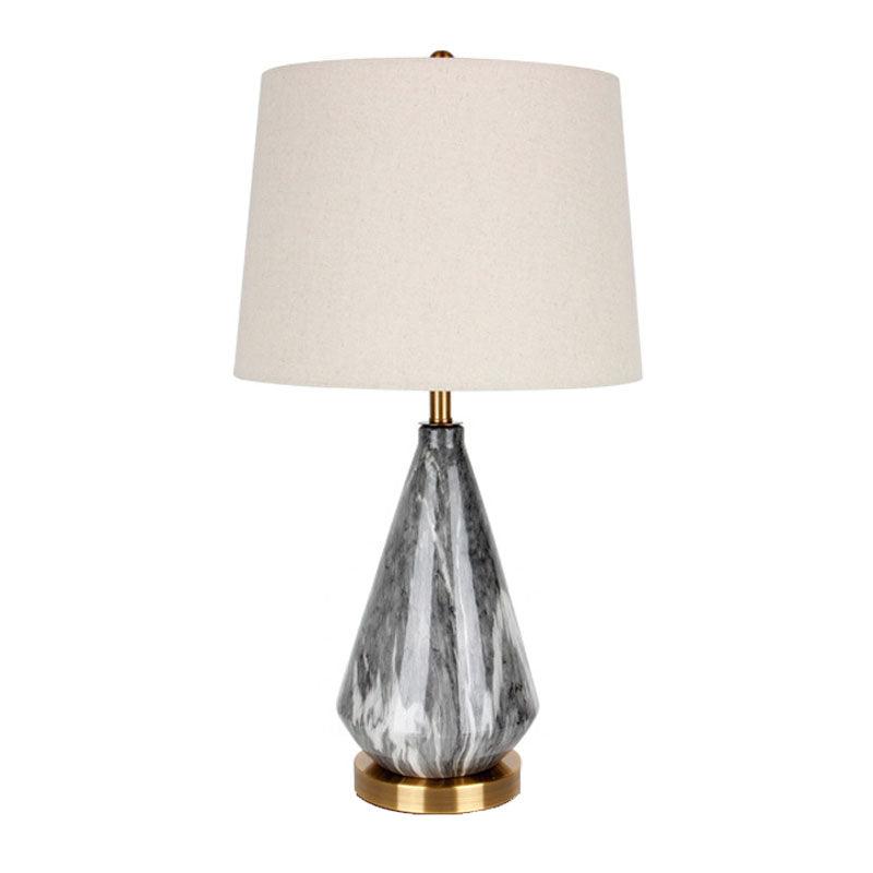 Lampe à poser moderne Thoralf en Marbre Noir