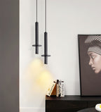Suspension moderne Sumner en Noir travertin