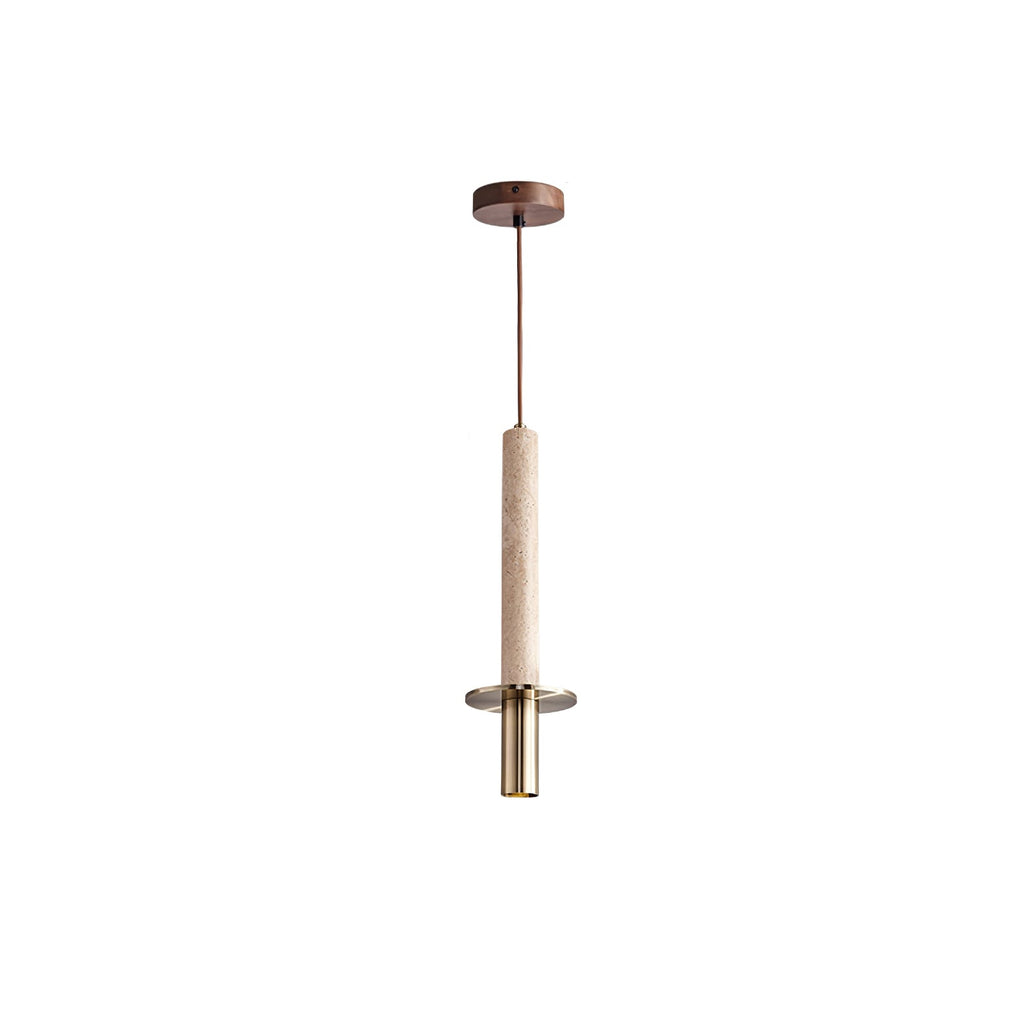 Suspension moderne Sumner en Travertin jaune