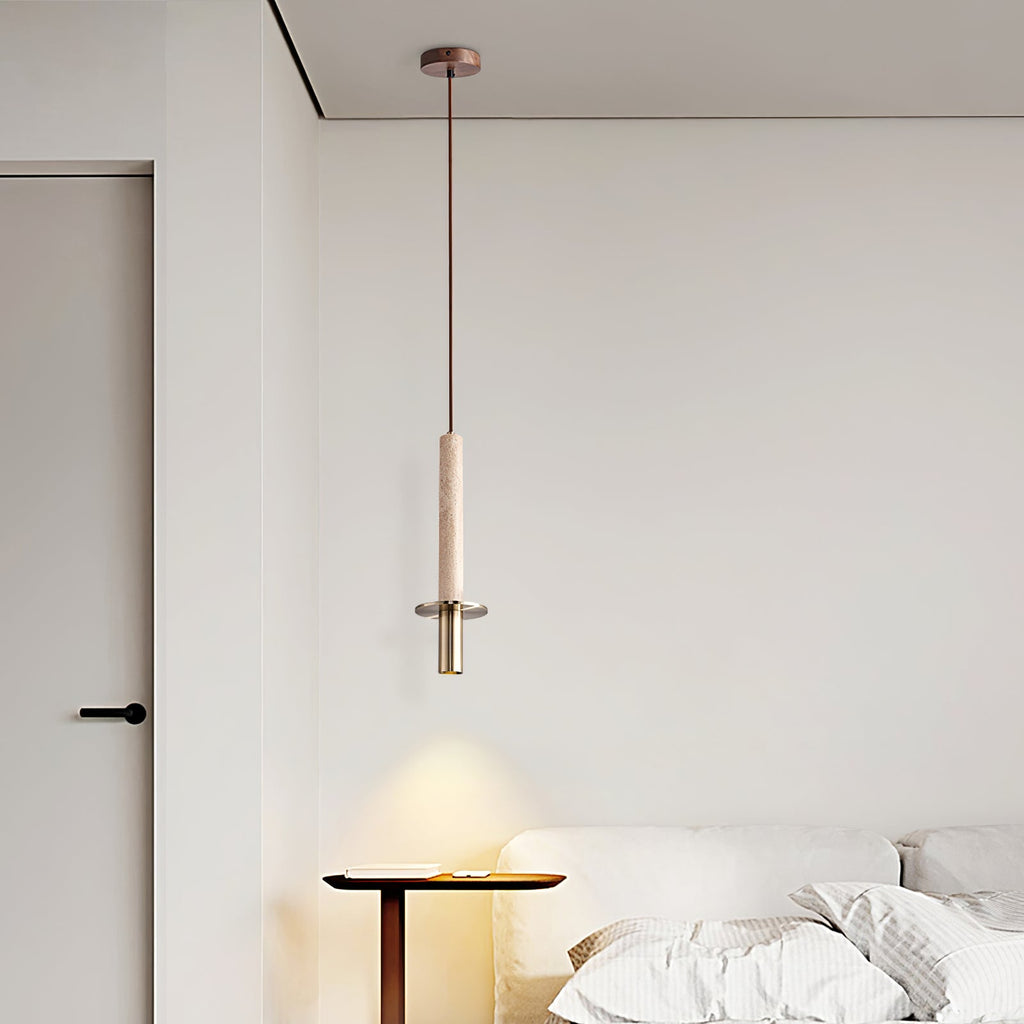 Suspension moderne Sumner en Noir travertin