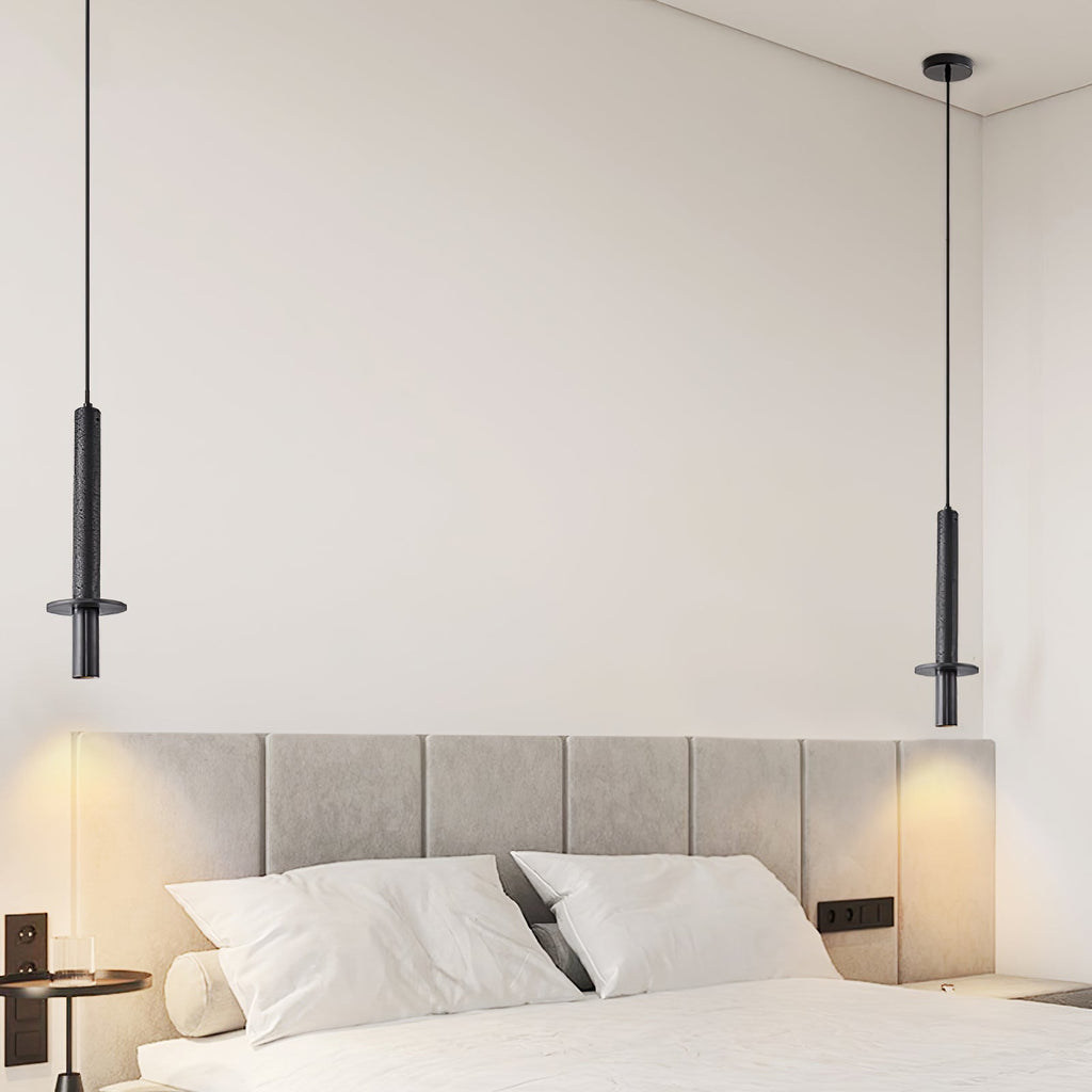 Suspension moderne Sumner en Noir travertin