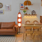 Lampadaire moderne Cato en Marbre Teck