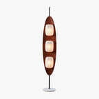 Lampadaire moderne Cato en Marbre Teck