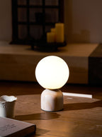 Lampe à poser moderne Pax en Marbre Blanc