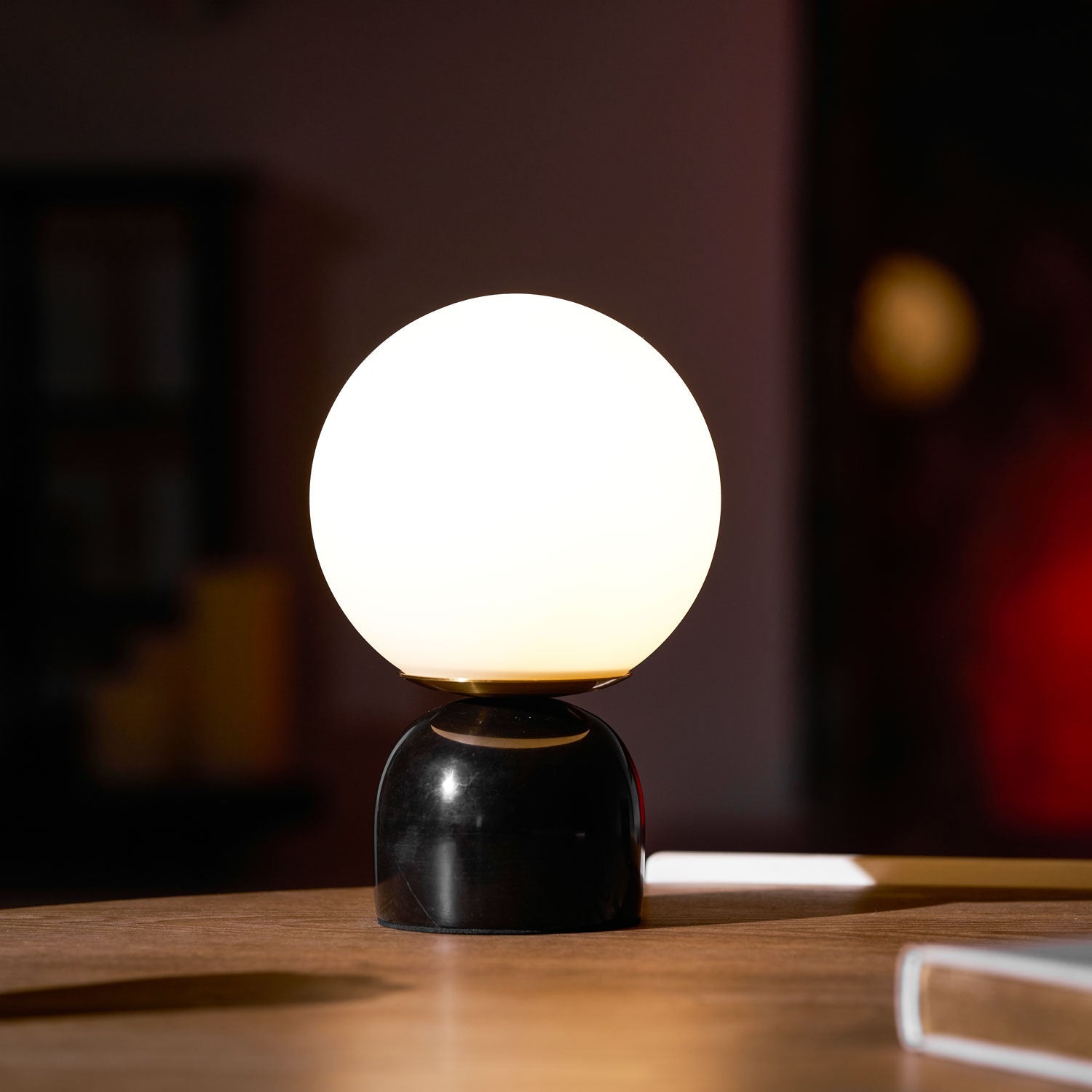 Lampe à poser moderne Pax en Marbre Noir