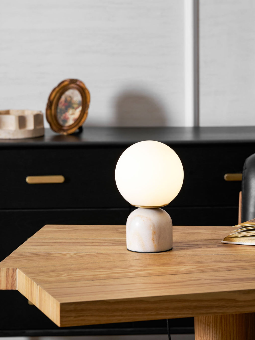 Lampe à poser moderne Pax en Marbre Vert