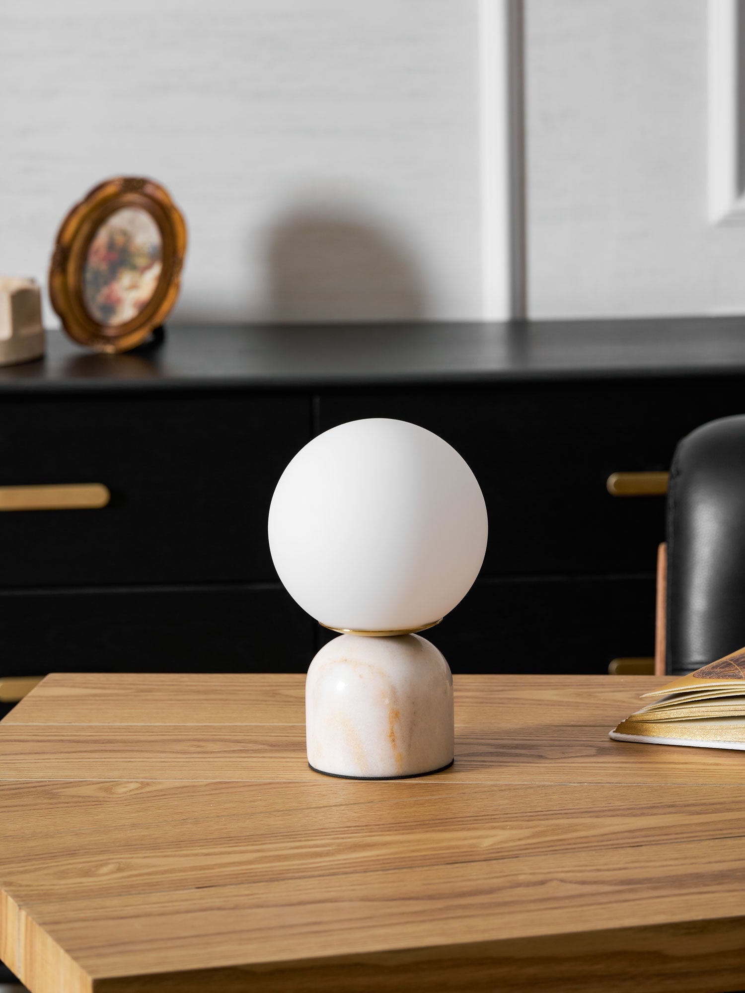Lampe à poser moderne Pax en Marbre Vert