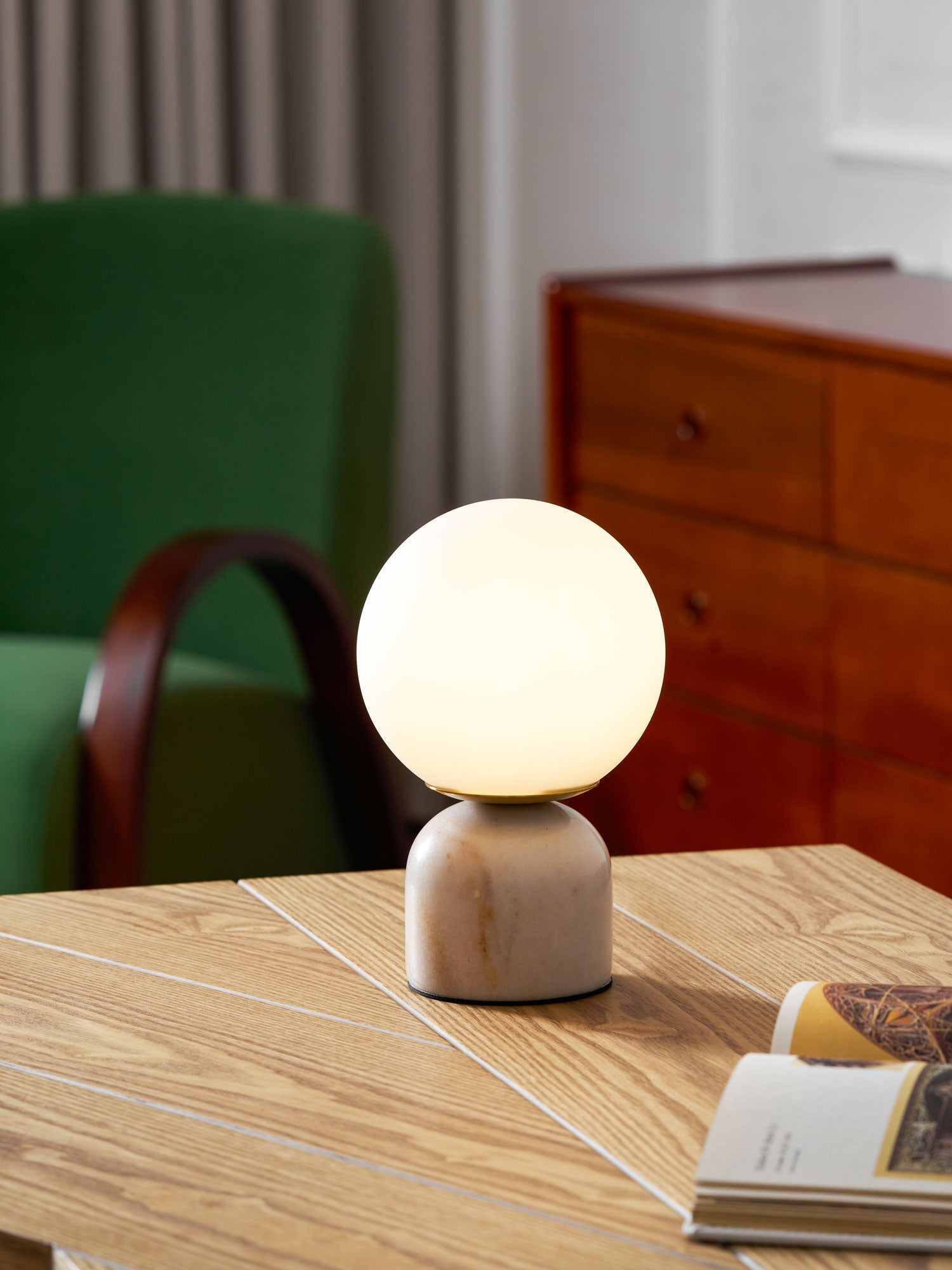 Lampe à poser moderne Pax en Marbre Vert