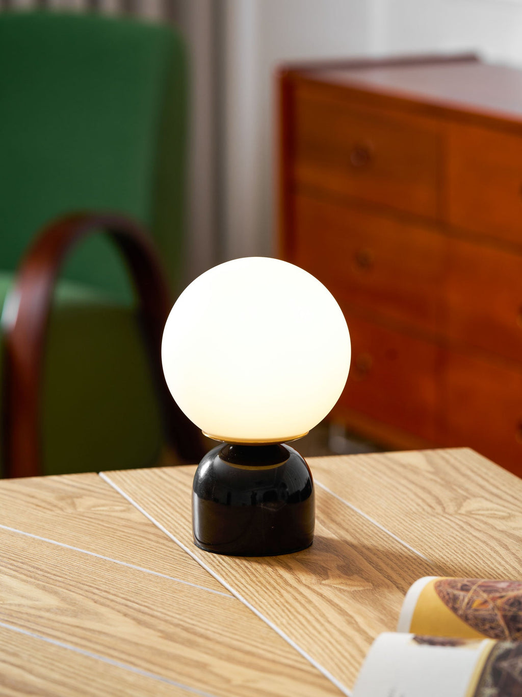 Lampe à poser moderne Pax en Marbre Blanc