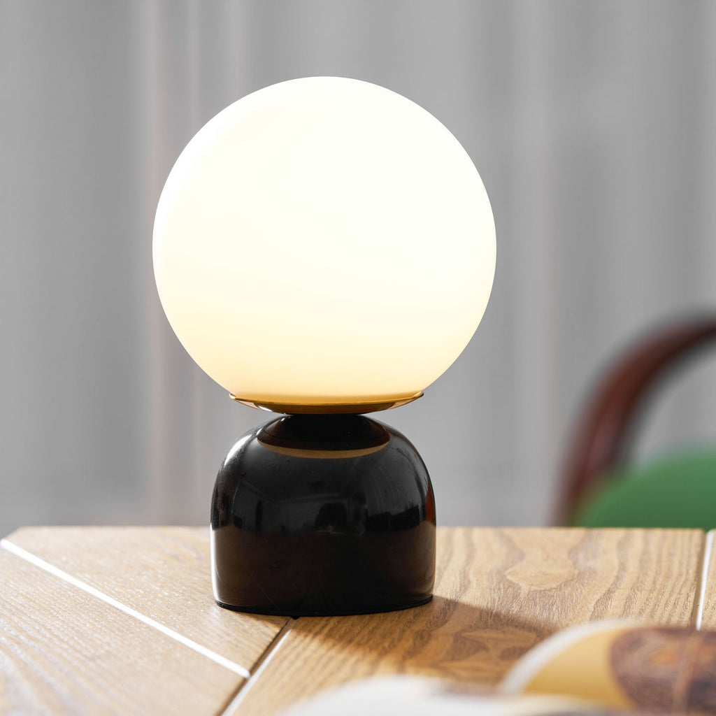 Lampe à poser moderne Pax en Marbre Noir