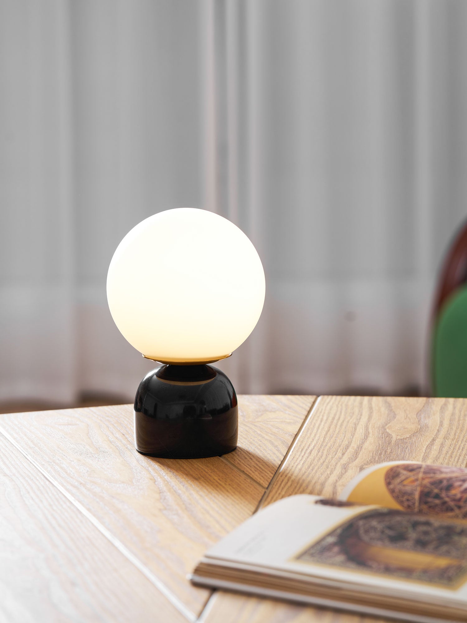 Lampe à poser moderne Pax en Marbre Noir