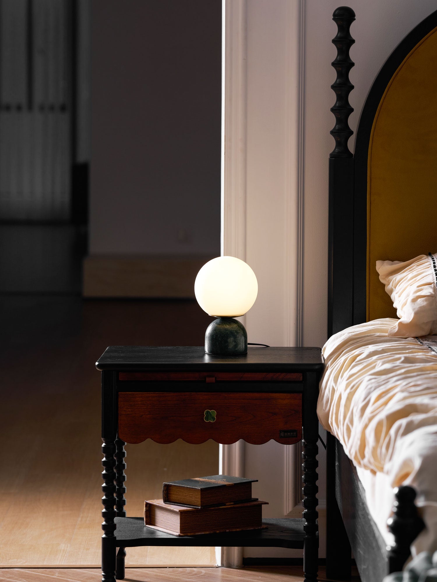 Lampe à poser moderne Pax en Marbre Vert